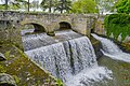 Regulierungsstufe am Zusammenfluss des Laudot mit der Rigole de la Plaine