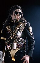 Jackson performing in June 1988