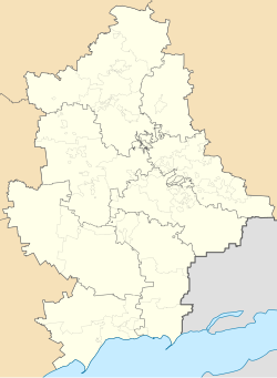 Yenakiieve is located in Donetsk Oblast