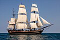 Le HMS Bounty, qui joue l'Endinburgh Trader dans le second opus.