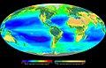 Image 22Global oceanic and terrestrial phototroph abundance, from September 1997 to August 2000. As an estimate of autotroph biomass, it is only a rough indicator of primary production potential and not an actual estimate of it. (from Ecosystem)