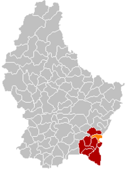 Stadtbredimus – Mappa