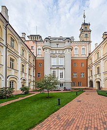 An old university courtyard