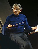 Leonard Bernstein by Allan Warren, 1973