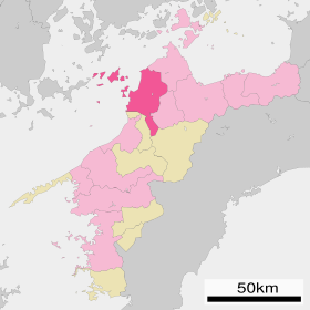 Localização de Matsuyama