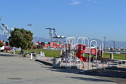 Playground in the park.