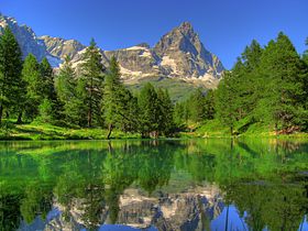 Blue Lake[10] and the Matterhorn