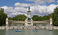 Image 22 Monument to Alfonso XII Architecture credit: José Grases Riera; photographed by Carlos Delgado The Monument to Alfonso XII is located in Buen Retiro Park (El Retiro) in Madrid, Spain. Measuring 30 m (98 ft) high, 86 m (282 ft) long, and 58 m (190 ft) wide, it has at its center an equestrian statue of King Alfonso XII, cast in bronze by the Spanish sculptor Mariano Benlliure in 1904. The monument is situated on the eastern edge of an artificial lake near the center of the park and was inaugurated on 6 June 1922. More selected pictures