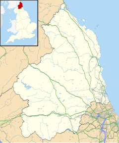 Guyzance is located in Northumberland