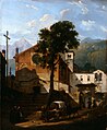 23. Giovanni Migliara, Il ritorno dei Padri Cappuccini nel convento dopo la cerca con la provisione invernale, 1825-1830