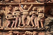 Terracotta relief in Swarup Narayan temple