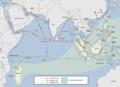 Image 37The Austronesian maritime trade network was the first trade routes in the Indian Ocean. (from Indian Ocean)
