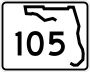 State Road 105 marker