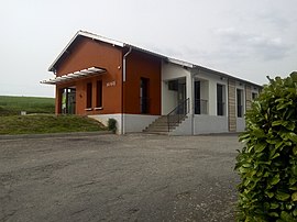 The town hall in Escoulis