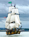 Le Lady Washington a joué le rôle de l’Interceptor, en 2008