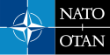 Logo of NATO.