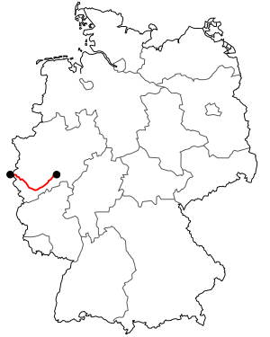 Verlauf der B 56