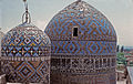 Mausoleums with blue tile