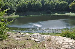 Lago Secco in the Monti della Laga.