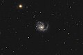 Gambar Messier 99 yang diambil oleh teleskop amatir.