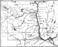 Old 1846 map showing the location of Thorntons Ferry on the Merrimack River