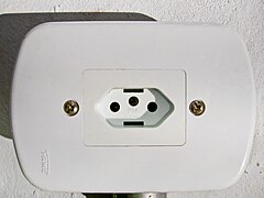 Brazilian 20 ampere socket