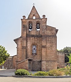 Le clocher-mur de l'église St Pierre