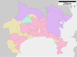 放送ライブラリーの位置（神奈川県内）