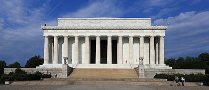 Memorial Lincoln di Washington, D.C. untuk Presiden Amerika Abraham Lincoln