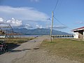 Vue de l'île de Biliran au nord, depuis Calubian.