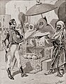 Image 30Captain William Bainbridge paying tribute to the Dey of Algiers, c. 1800 (from Barbary pirates)