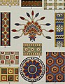 Assyrian ornaments and patterns, illustrated in a book from 1920