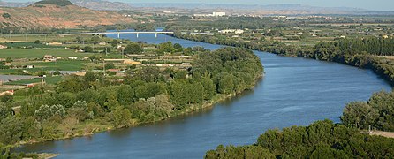 Ebro ibaia, Tuteran