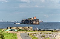 Fort Alexander viewed from Kronstadt