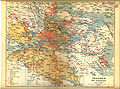 Map of Stockholm with surroundings in the 1910s