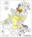 Share of Croats in Sarajevo by settlements 2013