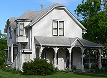 Two-story Queen Anne house