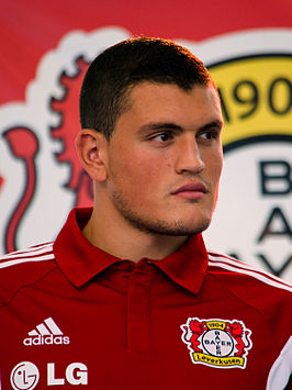 Papadopoulos in 2014 bij Bayer 04 Leverkusen