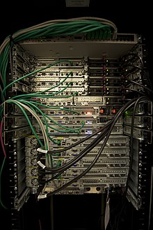 Servers in a rack