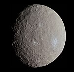 Dawn image of the dwarf planet Ceres