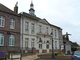 The town hall of Agny