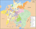 A historic map example featuring the Holy Roman Empire. (orange not up to date)