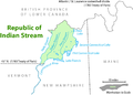 Image 3Map of the Republic of Indian Stream (from History of New Hampshire)