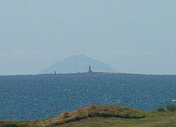 Lady Isle med Ailsa Craig bakom