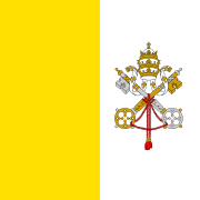 Bandera del estado de la Ciudad del Vaticano