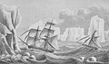 Image 16James Weddell's second expedition in 1823, depicting the brig Jane and the cutter Beaufroy (from Southern Ocean)