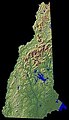 Image 2Shaded relief map of New Hampshire (from New Hampshire)