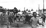 Tsunami i Hilo på Hawaii 1 april 1946.