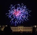 Fuochi d'artificio alla Villa Reale.