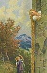 Rapunzel, Illustration von Paul Hey (1910)